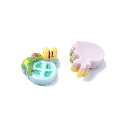 Macaron Color Opaque Resin Decoden Cabochons CRES-Q221-02F-1
