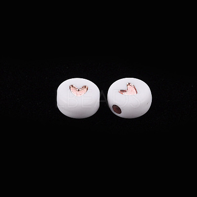 Plating Acrylic Beads PACR-YWC0001-01-1