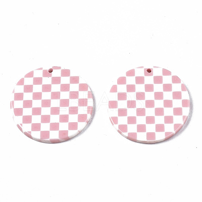 Opaque Cellulose Acetate(Resin) Pendants KY-Q057-002B-A04-1