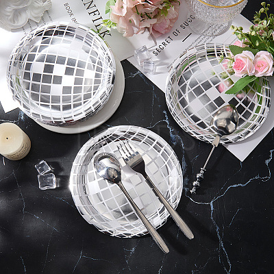 Paper Disco Party Dish AJEW-WH20011-57A-01-1