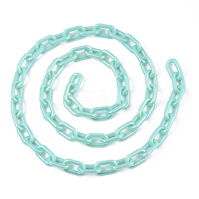Acrylic Opaque Cable Chains X-PACR-N009-002D-1