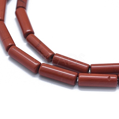 Natural Red Jasper Beads Strands G-F631-D24-1