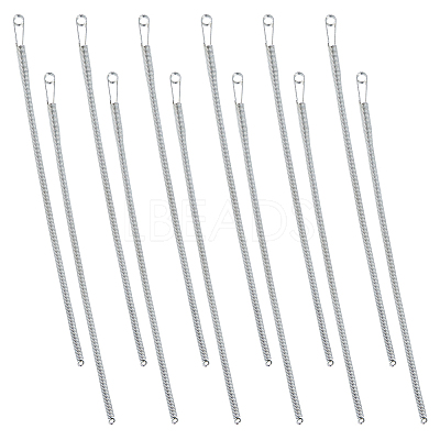 12Pcs Spring Steel Elastic Band Threader Drawstring Guide FIND-FH0011-18-1