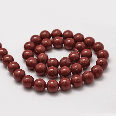 Shell Pearl Beads Strands BSHE-L026-01-10mm-1
