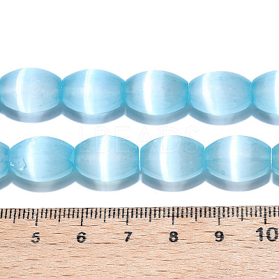 Dyed Natural Selenite Beads Strands G-T138-232C-1