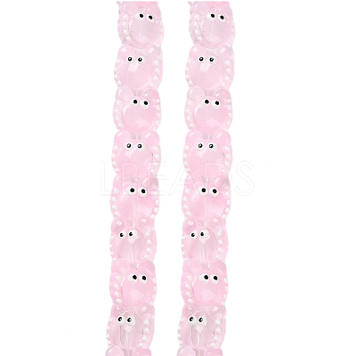 Transparent Glass Beads Strands LAMP-L078-010F-1