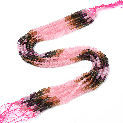 Natural & Synthetic Mixed Gemstone Beads Strands G-D080-A01-01-01-1