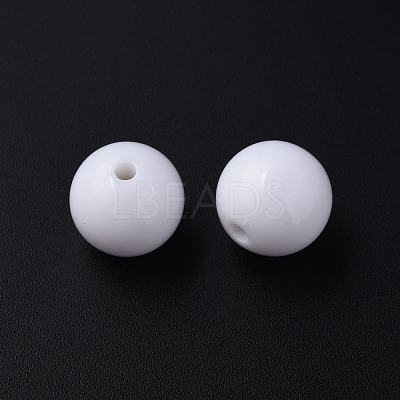 Opaque Acrylic Beads X-MACR-S370-C16mm-01-1
