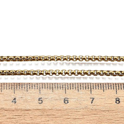 Ion Plating(IP) Adjustable 304 Stainless Steel Slider Necklaces NJEW-L156-002B-G-1