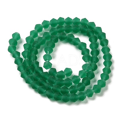 Imitate Austrian Crystal Frosted Glass Beads Strands EGLA-A039-T2mm-MD10-1