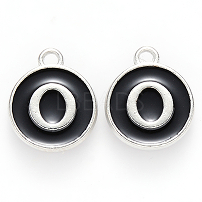 Platinum Plated Alloy Charms ENAM-S118-02O-P-1