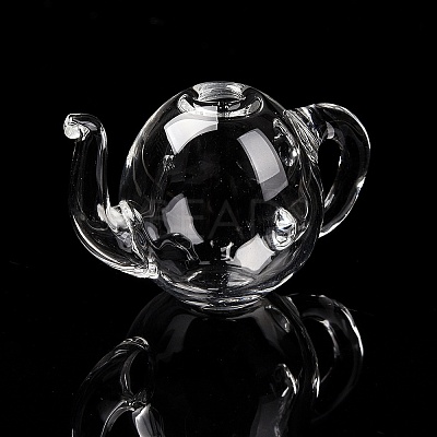 Round Mechanized Blown Glass Teapot LS-GLAA-P052-01-1