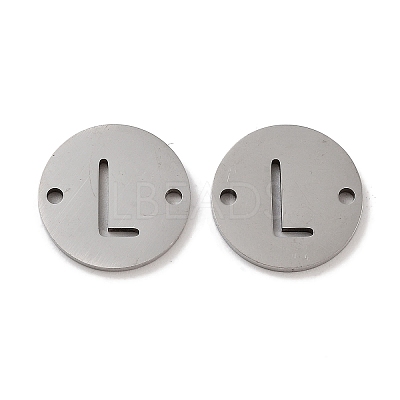 Non-Tarnish 201 Stainless Steel Hollow Flat Round Links FIND-R149-03L-P-1