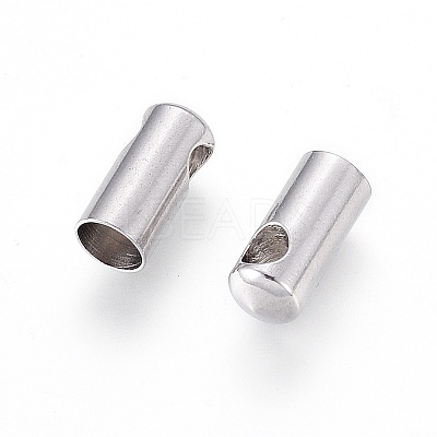 Tarnish Resistant 304 Stainless Steel Cord Ends LS-STAS-F232-01F-P-1