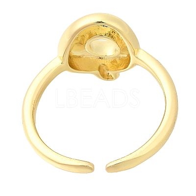 Rack Plating Brass Open Cuff Rings RJEW-S394-01G-Q-1