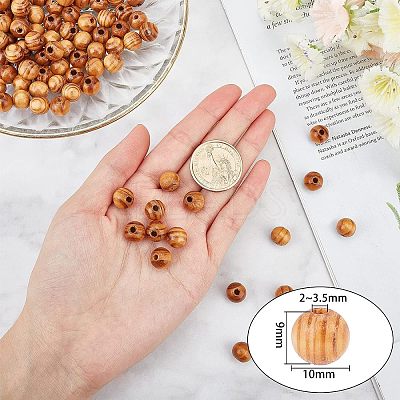 120Pcs Natural Wood Beads WOOD-OC0001-83-LF-1
