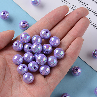 Opaque Acrylic Beads MACR-S370-D12mm-SS2114-1
