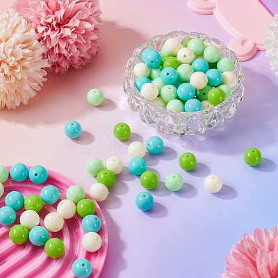 Opaque Acrylic Beads OACR-TAC0014-06D-1