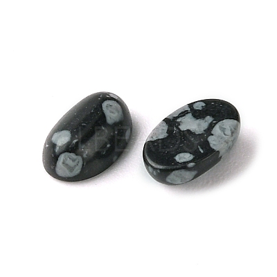 Synthetic Snowflake Obsidian Cabochons G-A094-01A-35-1