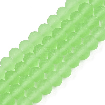 Transparent Glass Beads Strands EGLA-A044-T8mm-MD09-1