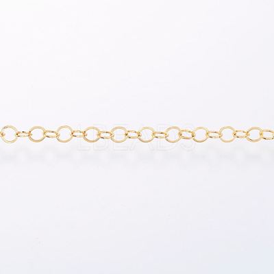 3.28 Feet Ion Plating(IP) Handmade 304 Stainless Steel Cable Chains X-STAS-G038-12G-1
