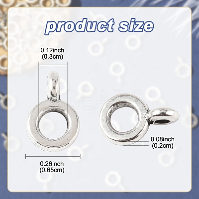 50Pcs Tibetan Style Hangers TIBE-YW00001-73-1