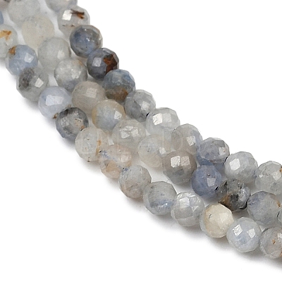 Natural Kyanite Beads Strands G-RM2025-A34-3mm-1