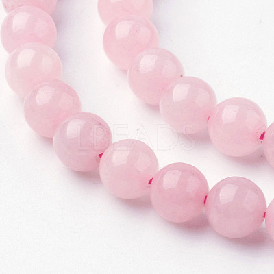 Natural Rose Quartz Bead Strands G-G735-59-6mm-1