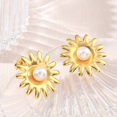 304 Stainless Steel Stud Earrings SA-CBA46AF-11G-1