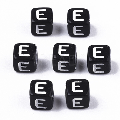 Opaque Acrylic Beads SACR-N002-01E-1