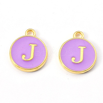Golden Plated Alloy Enamel Charms LS-X-ENAM-S118-10J-1
