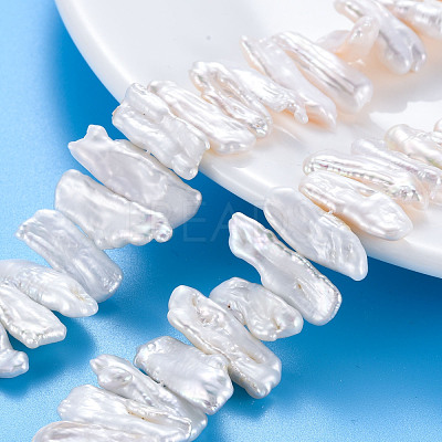 Natural Keshi Pearl Beads Strands PEAR-S020-H04-1