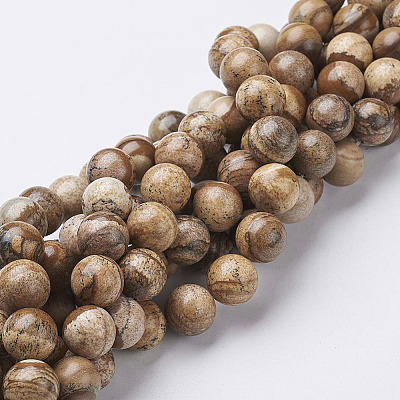 Natural Gemstone Beads Strands X-GSR12mmC016-1