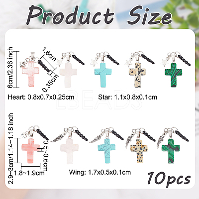 10Pcs Plastic Mobile Dustproof Plugs HJEW-AB00059-1