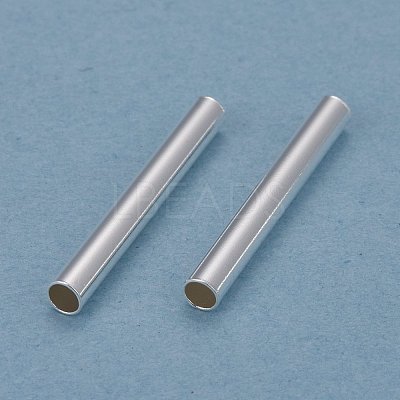 Brass Tube Beads KK-Y003-73G-S-1