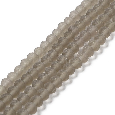 Transparent Glass Beads Strands X1-EGLA-A034-T8mm-MD16-1