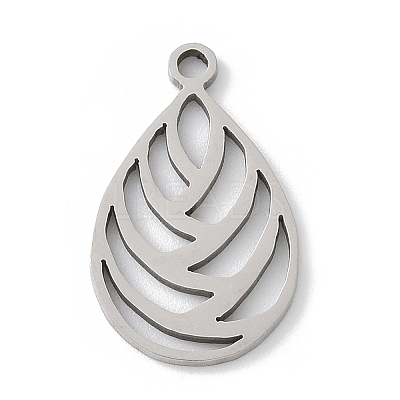 201 Stainless Steel Pendants STAS-S157-09P-1