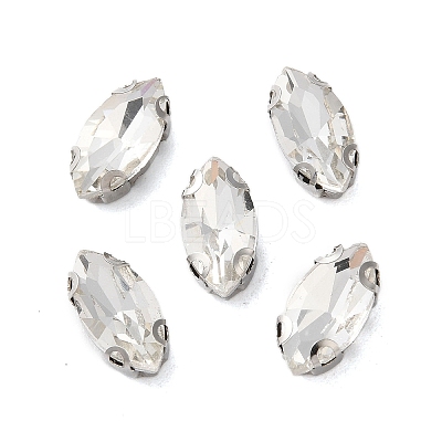 Horse Eye Sew on Rhinestone RGLA-L028-08G-01-1