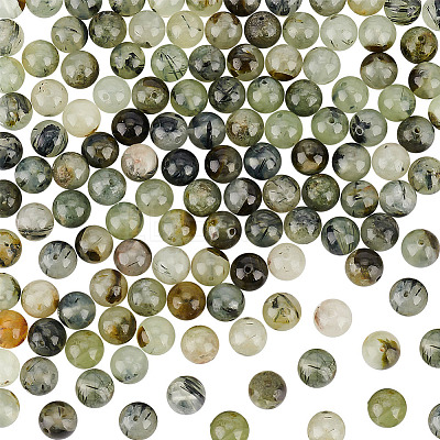 2 Strands Natural Prehnite Beads Strands G-OC0004-73-1