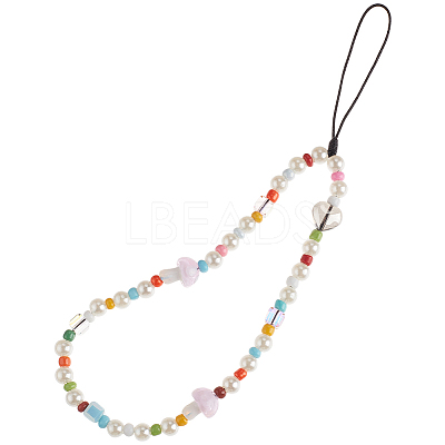 Resin Lanyard Wrist Strap Phone Star Charms Straps DIY-WH20003-12-1