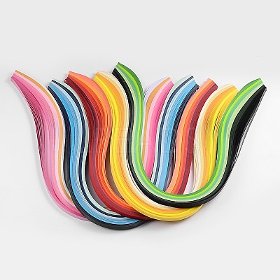 6 Colors Quilling Paper Strips DIY-J001-5mm-39cm-A-1
