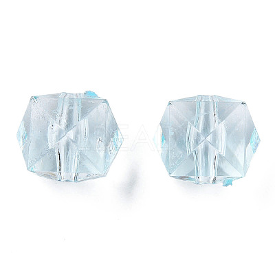 Transparent Acrylic Beads X-TACR-Q259-10mm-V38-1
