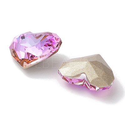 Glass Rhinestone Cabochons RGLA-G020-04C-D502-1