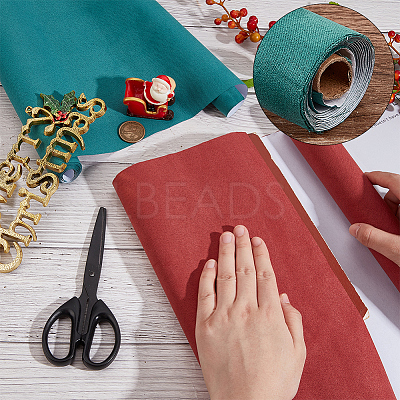 2 Sheets 2 Colors Faux Suede Book Covers DIY-CP0011-10A-1