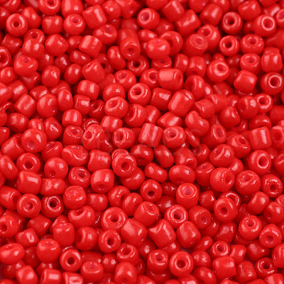 Baking Paint Glass Seed Beads SEED-S003-K20-1