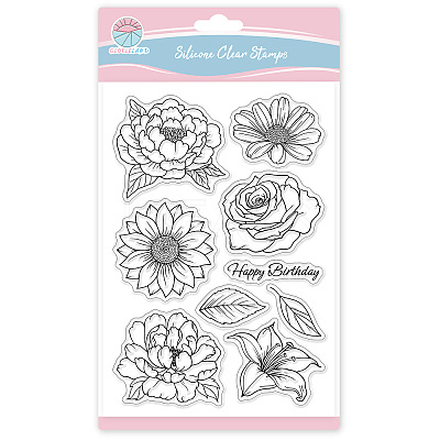 Custom PVC Plastic Clear Stamps DIY-WH0448-0795-1