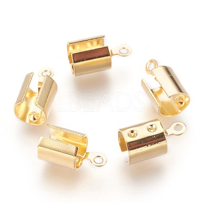 304 Stainless Steel Folding Crimp Ends X-STAS-P207-04G-B-1