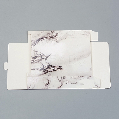 Marble Texture Pattern Paper Gift Boxes CON-WH0072-15B-1