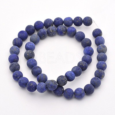Natural Lapis Lazuli Round Beads Strands G-D660-4mm-1