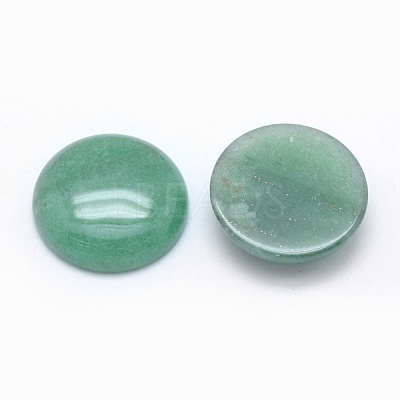Natural Green Aventurine Cabochons G-E492-A-07-1